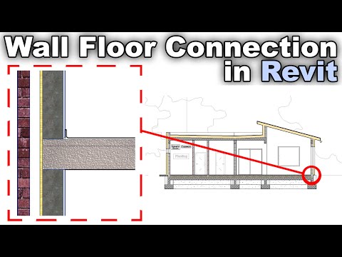 Wall -  Floor Connection in Revit Tutorial