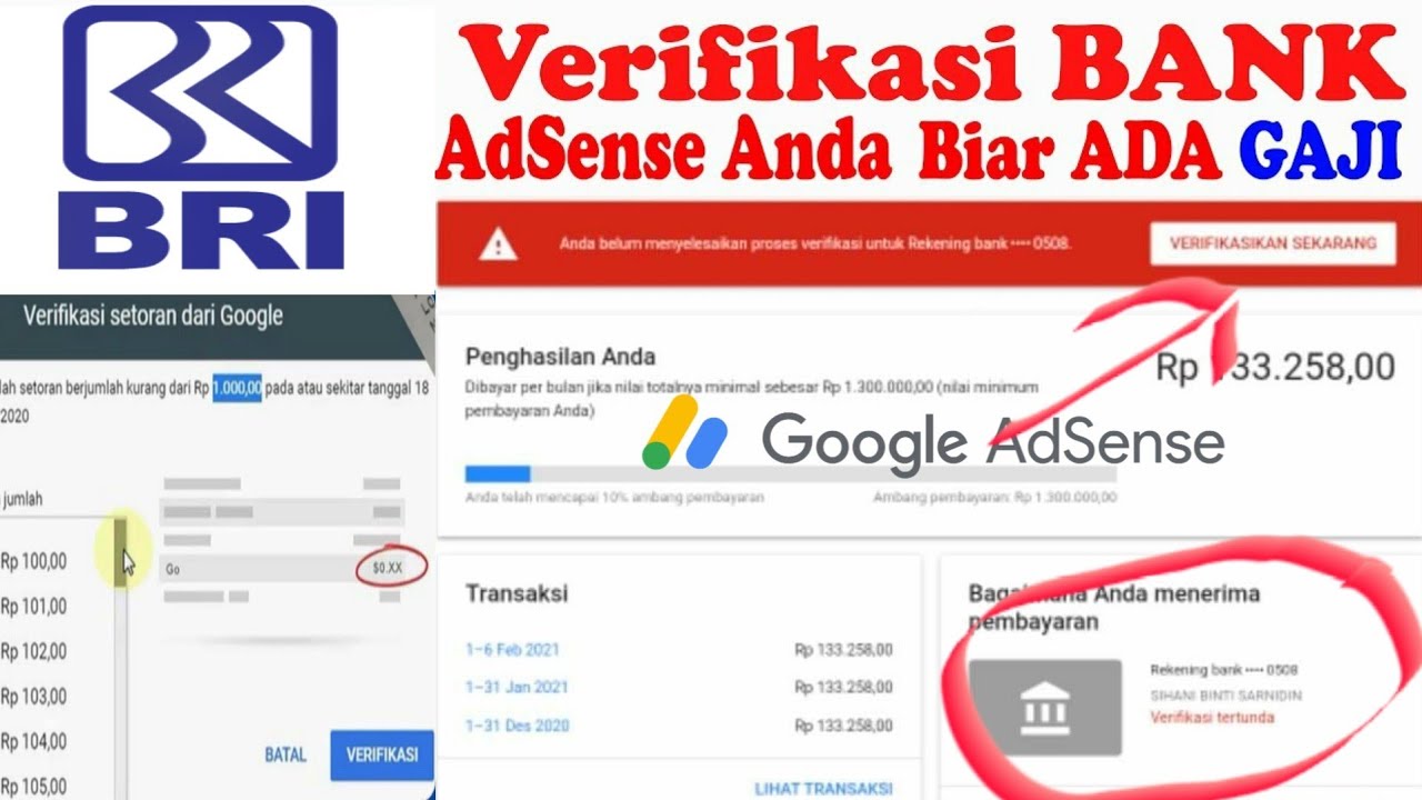 Cara Verifikasi Pembayaran YouTube AdSense: Panduan Lengkap untuk Creator