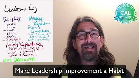 Build a Practice of Leadership Reflection