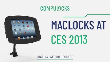 CES 2013 Maclocks introduces iPad Kiosk iPad POS that rotates & Swivels!