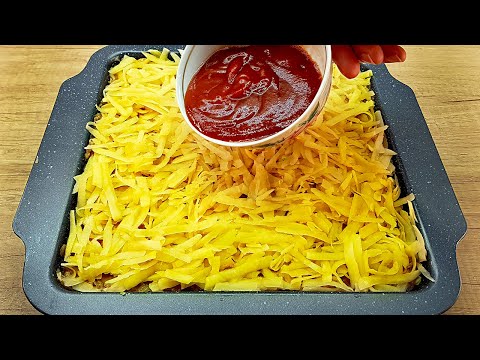 Grate Potatoes ❗❗Prepare an incredibly delicious dinner for the whole family #131