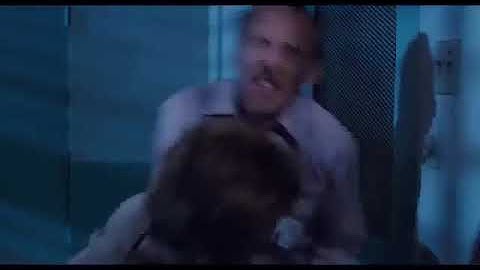terminator office shootout scene but with postal sound effects