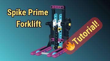 🔥Tutorial: How to Make a LEGO Spike Prime Forklift Robot