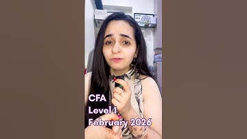 CFA Level 1 February 2026: Last Two Months Strategy | #shorts #cfaexam #cfalevel1 #cfainstitute #cfa