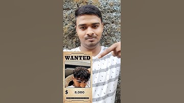 Tutorial filter wanted poster 😈💀 #tutorial #filter #wanted #love #rajpaswan
