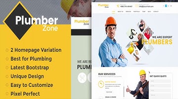 Plumber Zone - Plumbing, Repair & Construction WordPress Theme | Themeforest Website Templates and