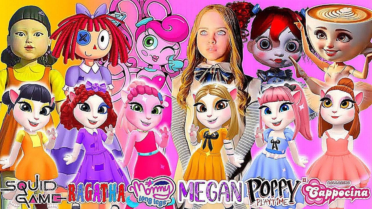 Angela 2  Ragatha Vs Mommy Long Legs Vs Balerina Capuchina Vs Poppy Vs Squid Game Vs Megan  →