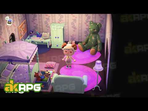 ACNH Cute & Lovely Bedroom (Children's Room) - Best Animal Crossing New Horizons Room Design Ideas