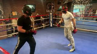 1,2,3 PUNCH LIGHT CONTACT SPARRING-STEELEBOXER ONLINE BOXING TRAINING PROGRAM www.steeleboxer.com