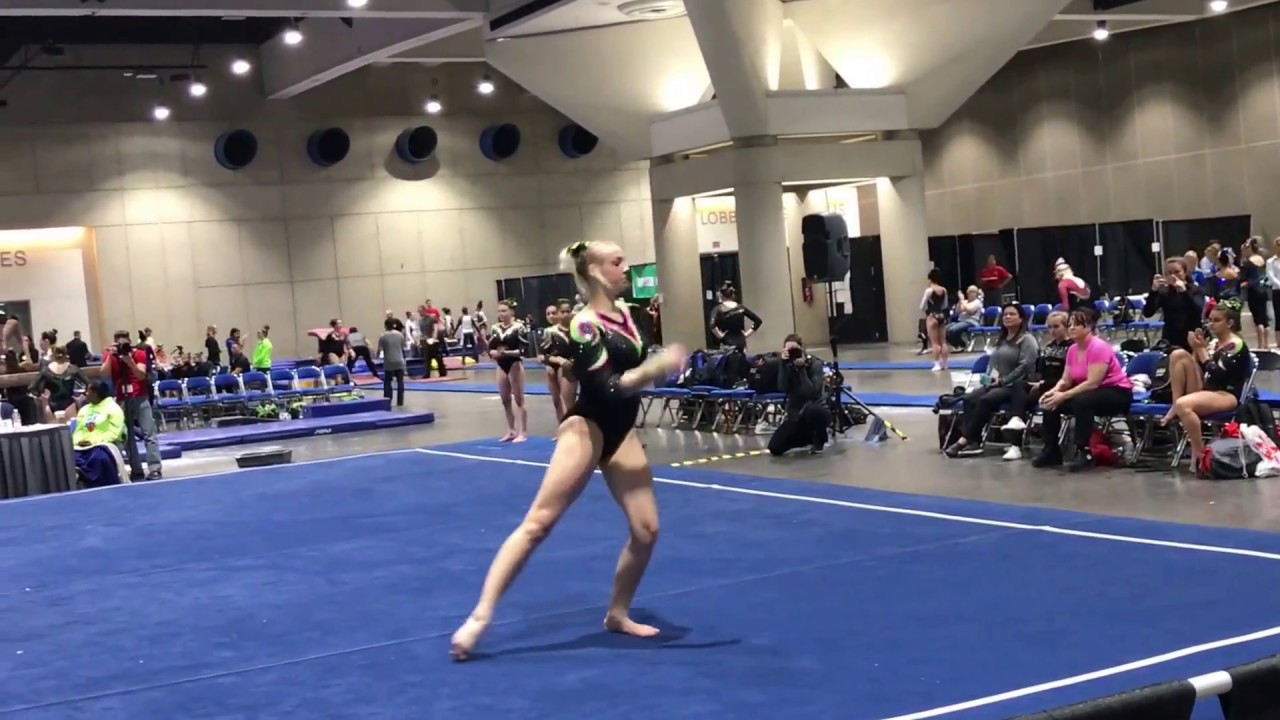 Casslyn Ward Level 10 Floor Routine SCEGA Cal Classic 2317 YouTube