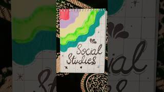 beautiful front page social studies title idea#shorts#youtubeshorts#viralshorts#trending#shortsfeeds