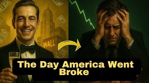 The stock market crashed that changed the world   (1929 explained in 2 minutes)