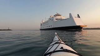 Port Jefferson Ferry Vs Kayak Showdown
