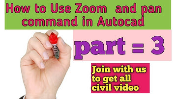 How to use zoom and pan command in Autocad | AutoCAD Zoom and Pan | UCS Command in Autocad | Hindi