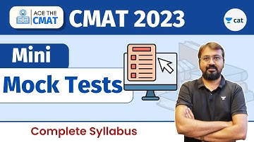 CMAT 2023 | Mini Mock Test - 2 | Complete Revision | Ronak Shah