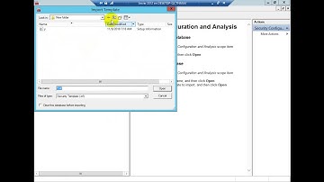 How to create security template by windows server 2012