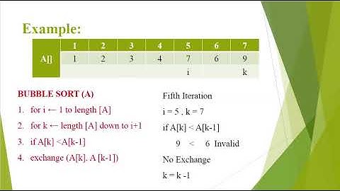 Bubble Sort Algorithm Part 3