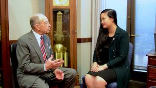 Amanda Nguyen, CEO & Founder of Rise, meeting with Senator Chuck Grassley