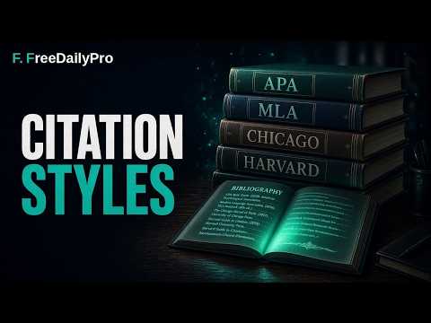 How to Generate APA MLA Chicago Harvard
