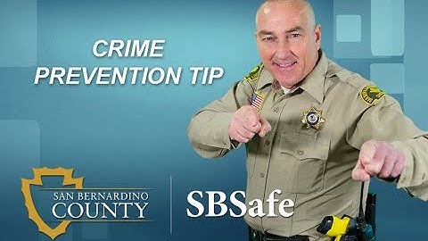 SBSafe Video 10 Crime Prevention