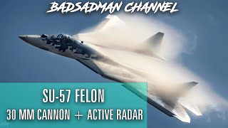 CУ - 57 - 30 мм пушка и Активный Радар - SU-57 Felon 30 мм cannon and Active Radar. Jet Gameplay.