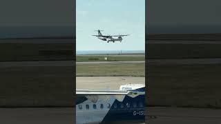 Blue Islands ATR72 Landing at Jersey