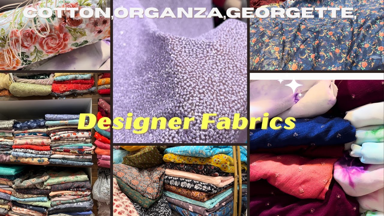 Chickpet Bangalore designer fabrics