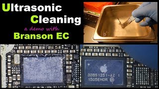 Ultrasonic Cleaning with Branson EC and $60 Cleaner from eBay