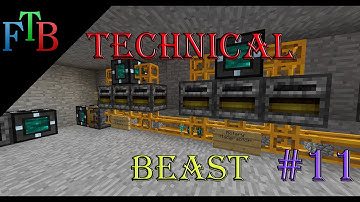 Minecraft: Feed The Beast - Technical Beast Episode 11 - Automatic Quarry Processing