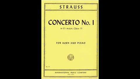 Strauss, Richard Horn Concerto No.1 (A=440) "Karao...
