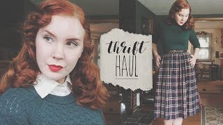 MODERN TO RETRO! || Thrift Haul Try-On