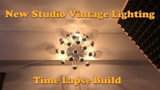 New Space Age Studio Vintage Lighting - Time Lapse Build #shorts