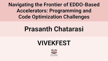 [VIVEKFEST24] Navigating the Frontier of EDDO-Based Accelerators: Programming and Code(…)