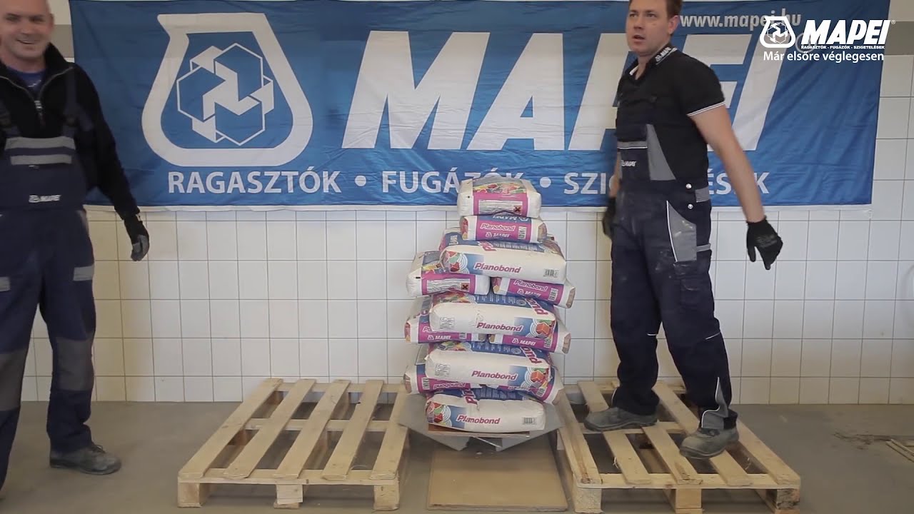 Betongerenda töréstesztek Mapefibre statikus polipropilén szálak adagolásával