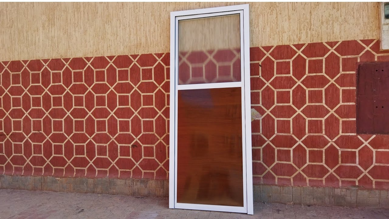 أسهل طريقة لصنع باب المنيوم أقل من ساعة...