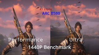 Where Winds Meet | ARC B580 | R7 5700X | 1440P Benchmark
