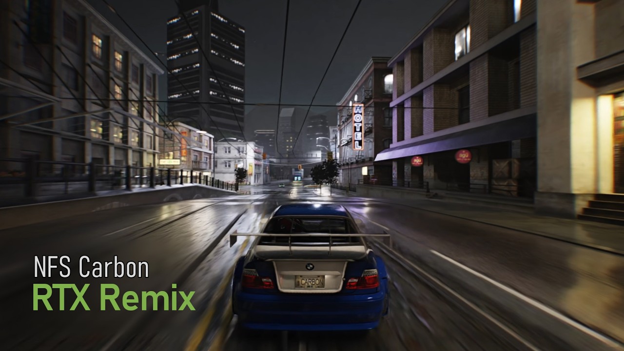 Need for Speed Carbon with RTX Remix - Pathtracing