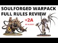 Big chaos space marine rules leak  soulforged warpack full rules review