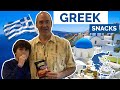 Part 1: American Father & Son React to Trying Greek Snacks for the First Time! 먹방