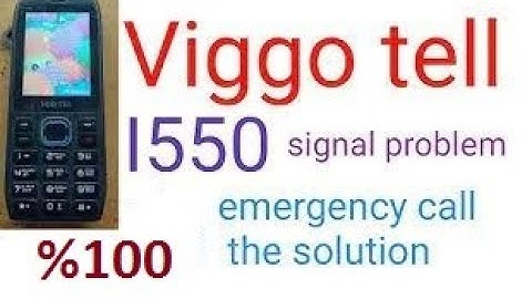 VGO TEL i550  #No Service Emergency call Signals Solution #100#Signal Way Mobile Hardware#