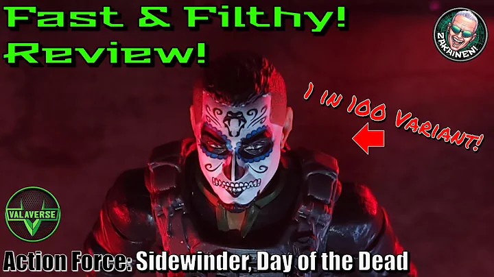 Valaverse Action Force Sidewinder Day of the Dead Rare Variant Review!