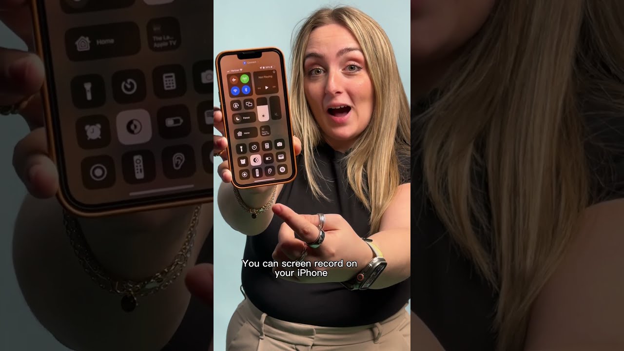How To Screen Record On Your IPhone Shorts