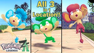 Where to find Panpour, Pansage & Pansear in 1 LOCATION - Pokémon Legends Z-A (Side Mission 18 Guide)