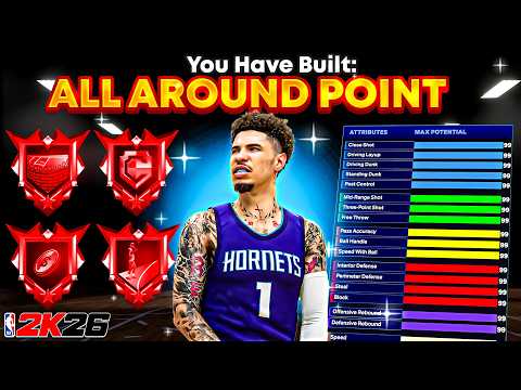 The BEST 6'7 POINT GUARD DEMIGOD BUILD in NBA 2K26 (Zero Weaknesses + No Cap Breakers)