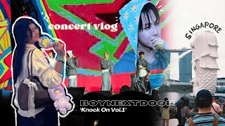 BOYNEXTDOOR in Singapore vlog ✮⋆˙ travel, kpop concert, exploring! [ onedoor vlog ]
