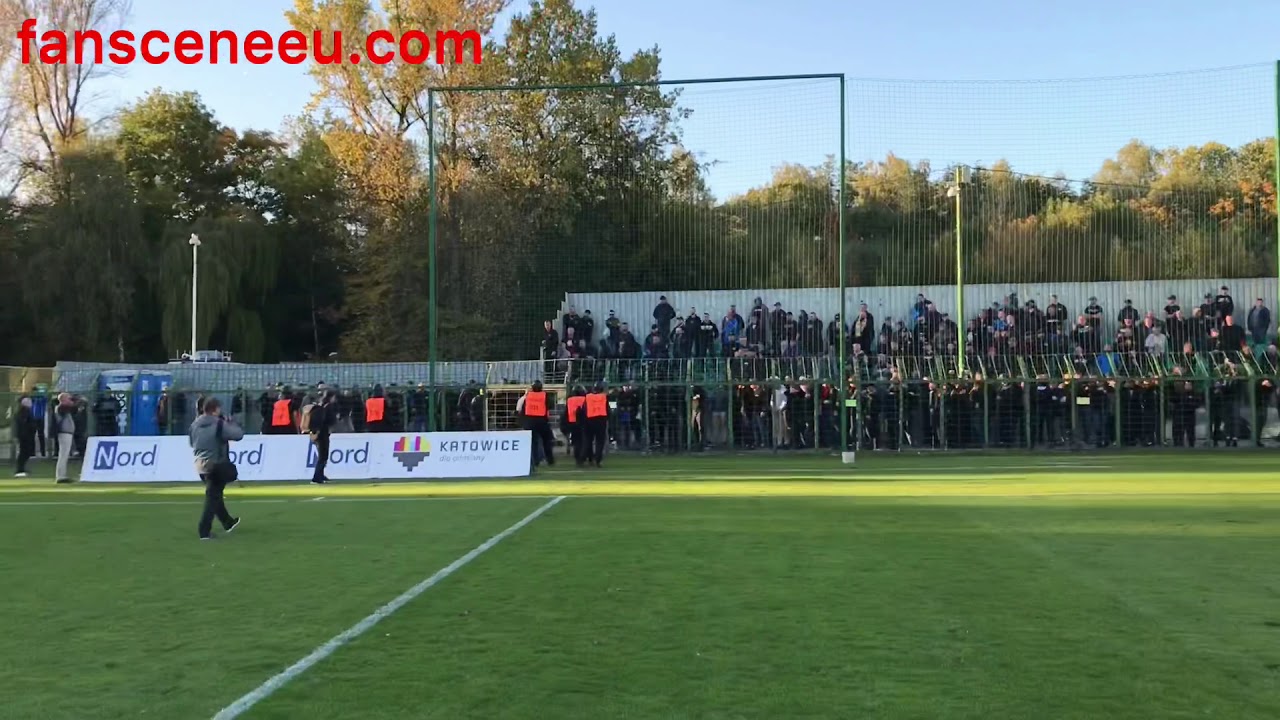 GKS Katowice - Elana Toruń (12.10.2019) awantura