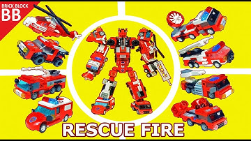 LEGO Robot Combiner SY 1580 Rescue Fire ⚡️ Speed build How to make Robot Transformers lego tutorial