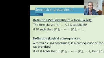 Logical Foundations of Computer Science lecture 29/9/2020