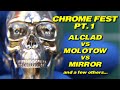 CHROME FEST PT.1 ALCLAD, MOLOTOW, MIRROR (CHROME PAINT COMPARISONS ON MINATURES)