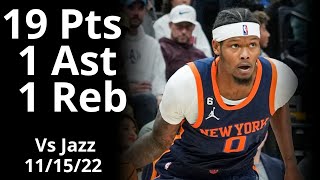 Cam Reddish 19 Points Vs Jazz Highlights